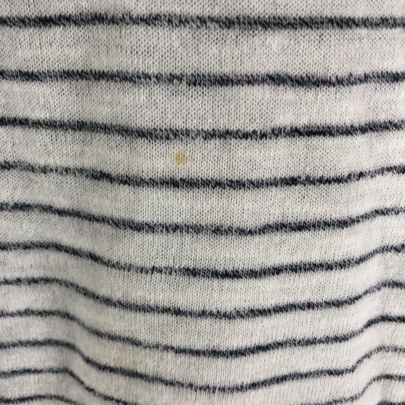 Old Navy Womens Striped Relaxed Scoop Neck Sweater Black White Size L - Picture 3 of 7